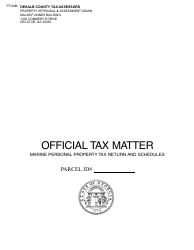Form PT-50M Marine Personal Property Tax Return - DeKalb County, Georgia (United States)