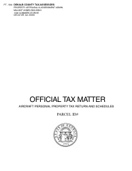 Form PT-50A Aircraft Personal Property Tax Return - DeKalb County, Georgia (United States)