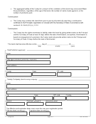Colorado Charitable Solicitations Registration Bond - Colorado, Page 2