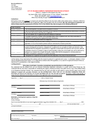 Document preview: Domestic Partnership Registration Affidavit - City of Orlando, Florida, 2023