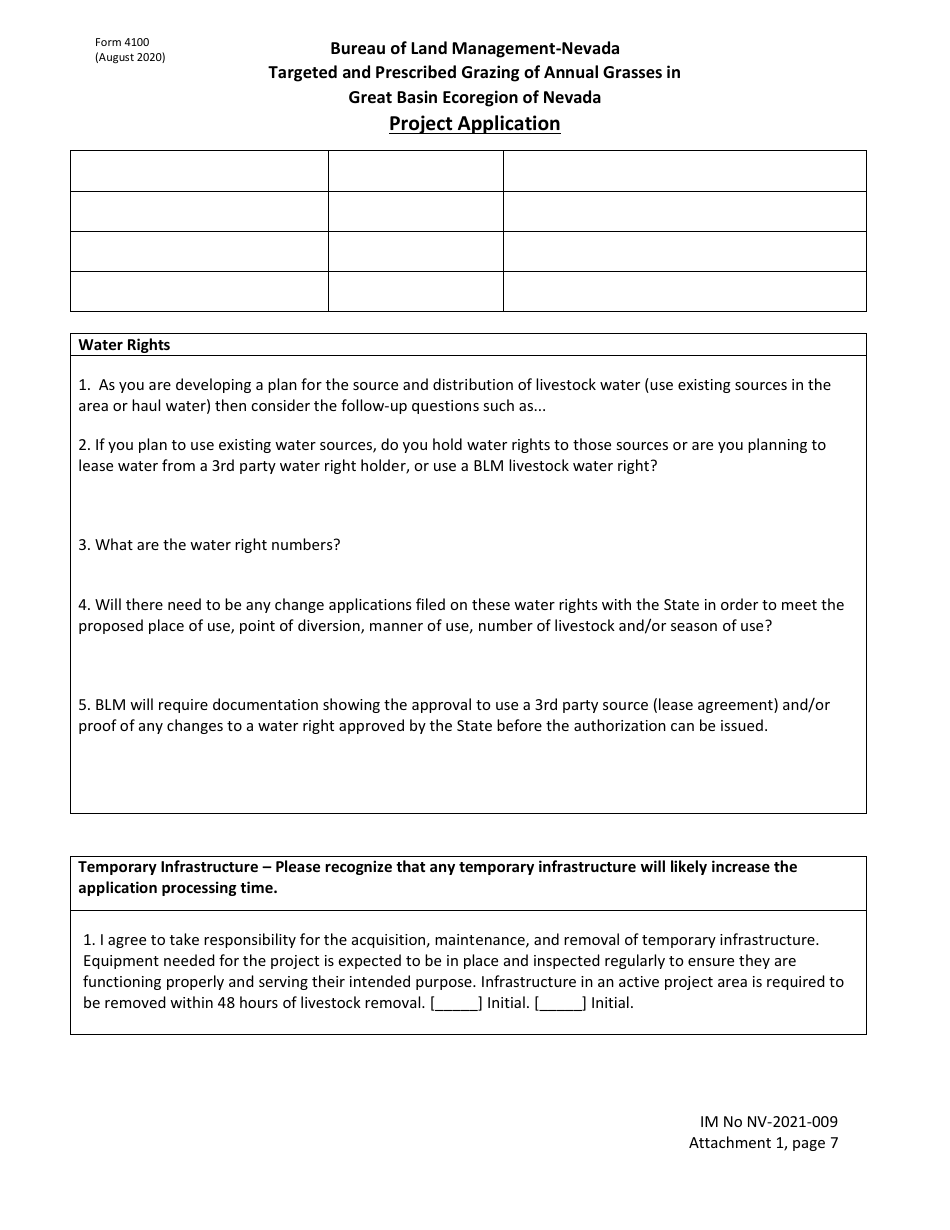 BLM Form 4100 Attachment 1 Targeted and Prescribed Grazing of Annual Grasses in Great Basin Ecoregion of Nevada Project Application, Page 7