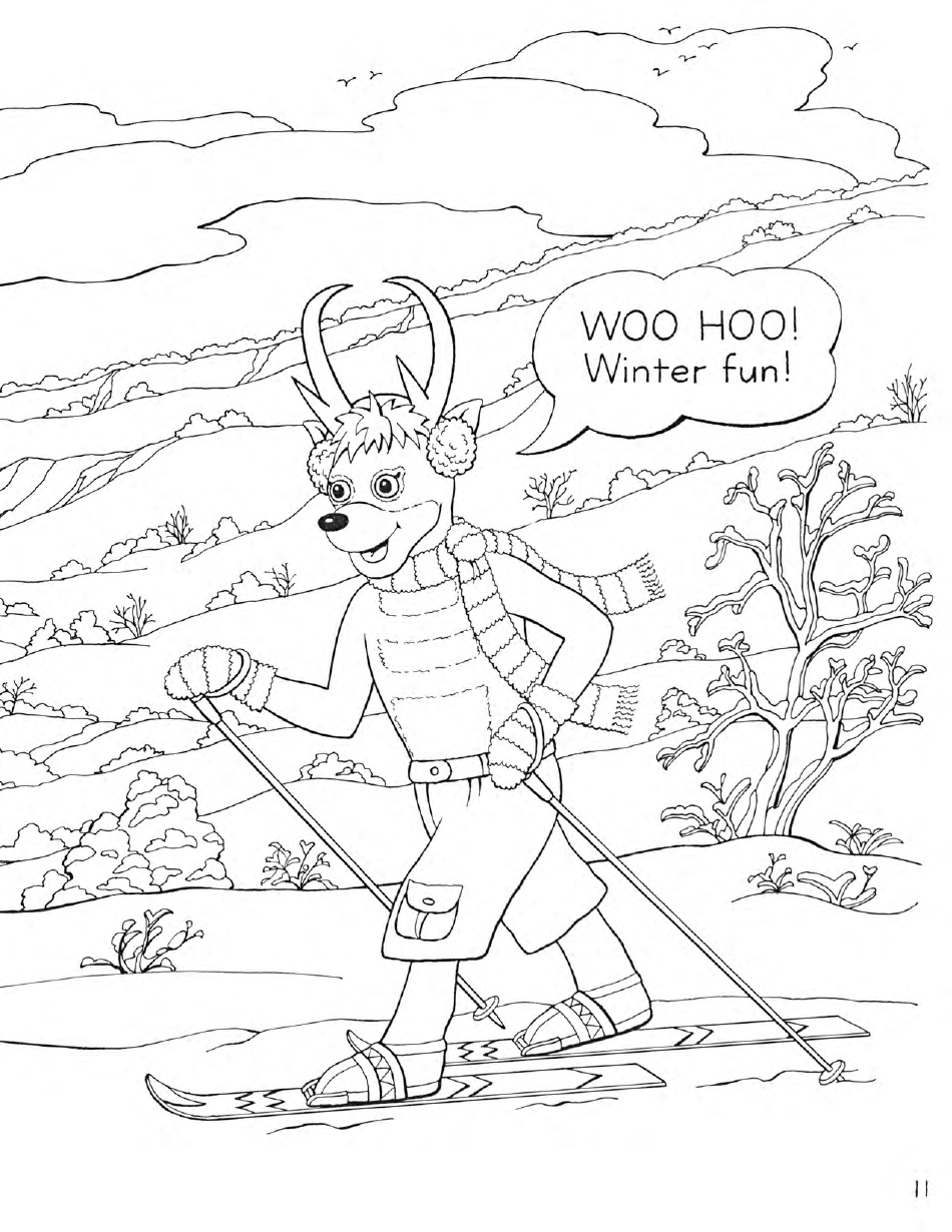 New Mexico Seymour Antelopes Coloring and Activity Book, Page 11