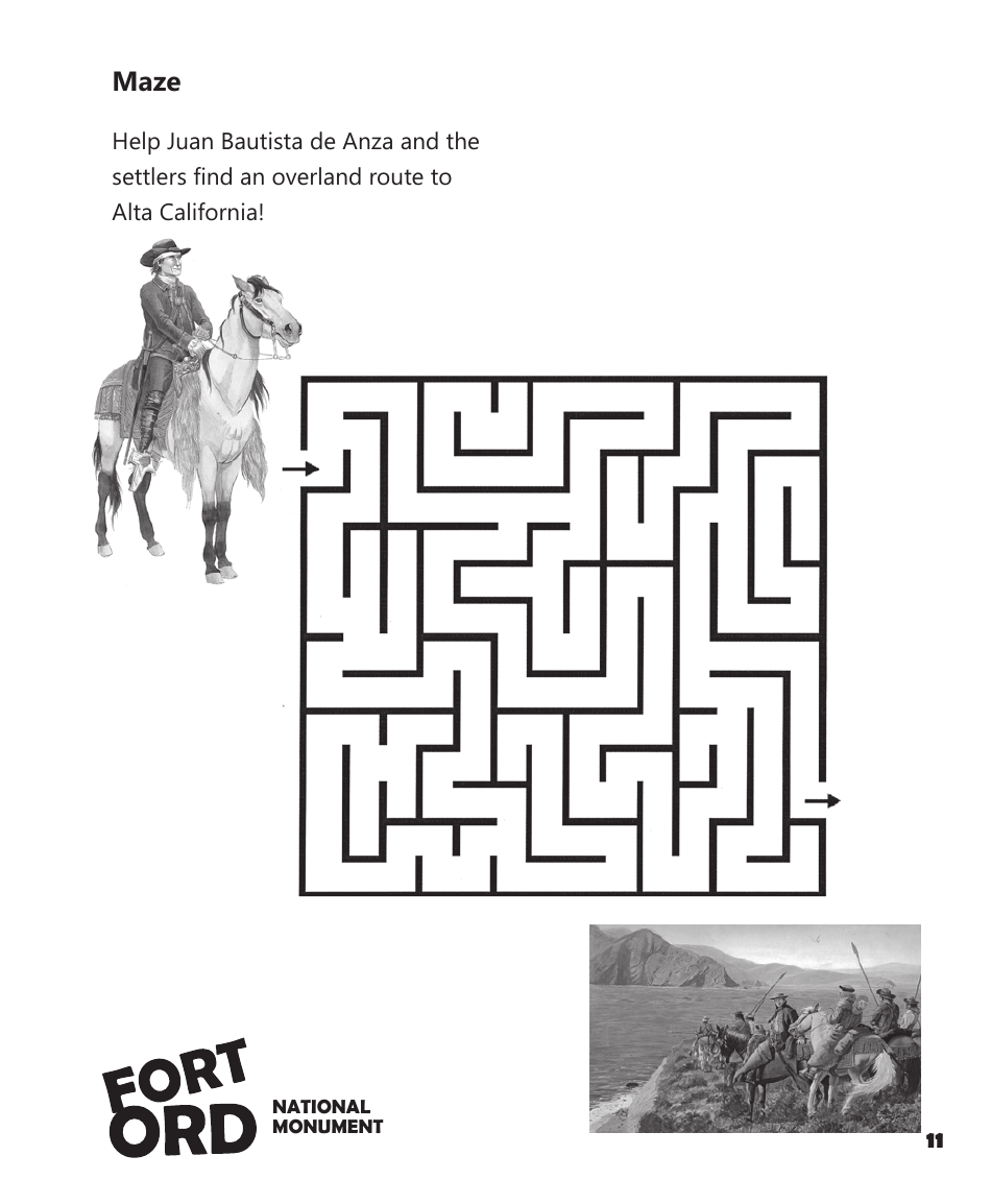 Fort Ord National Monument Junior Ranger Activity Book, Page 13