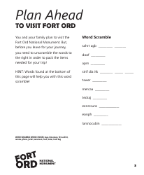 Fort Ord National Monument Junior Ranger Activity Book, Page 5