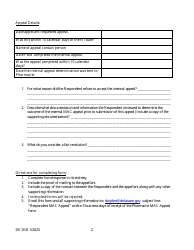Pbm Appeal Response Form - Delaware, Page 2