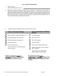 Environmental Checklist - Urban and Community Forestry Program - California, Page 2