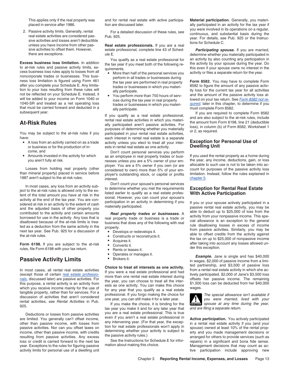 Instructions for IRS Form 527 Residential Rental Property, Page 13