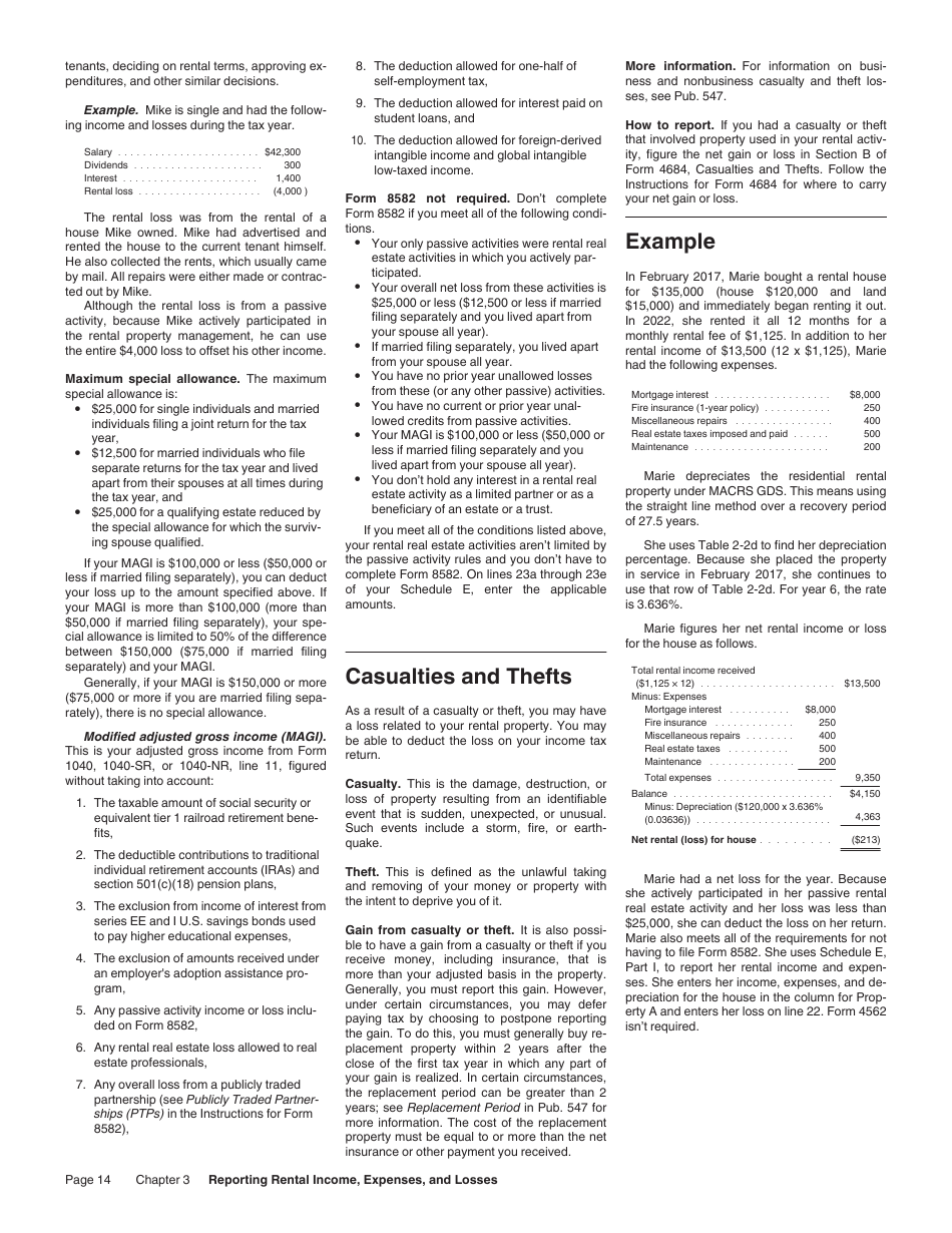 Instructions for IRS Form 527 Residential Rental Property, Page 14
