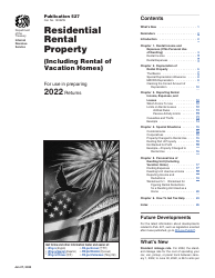 Instructions for IRS Form 527 Residential Rental Property