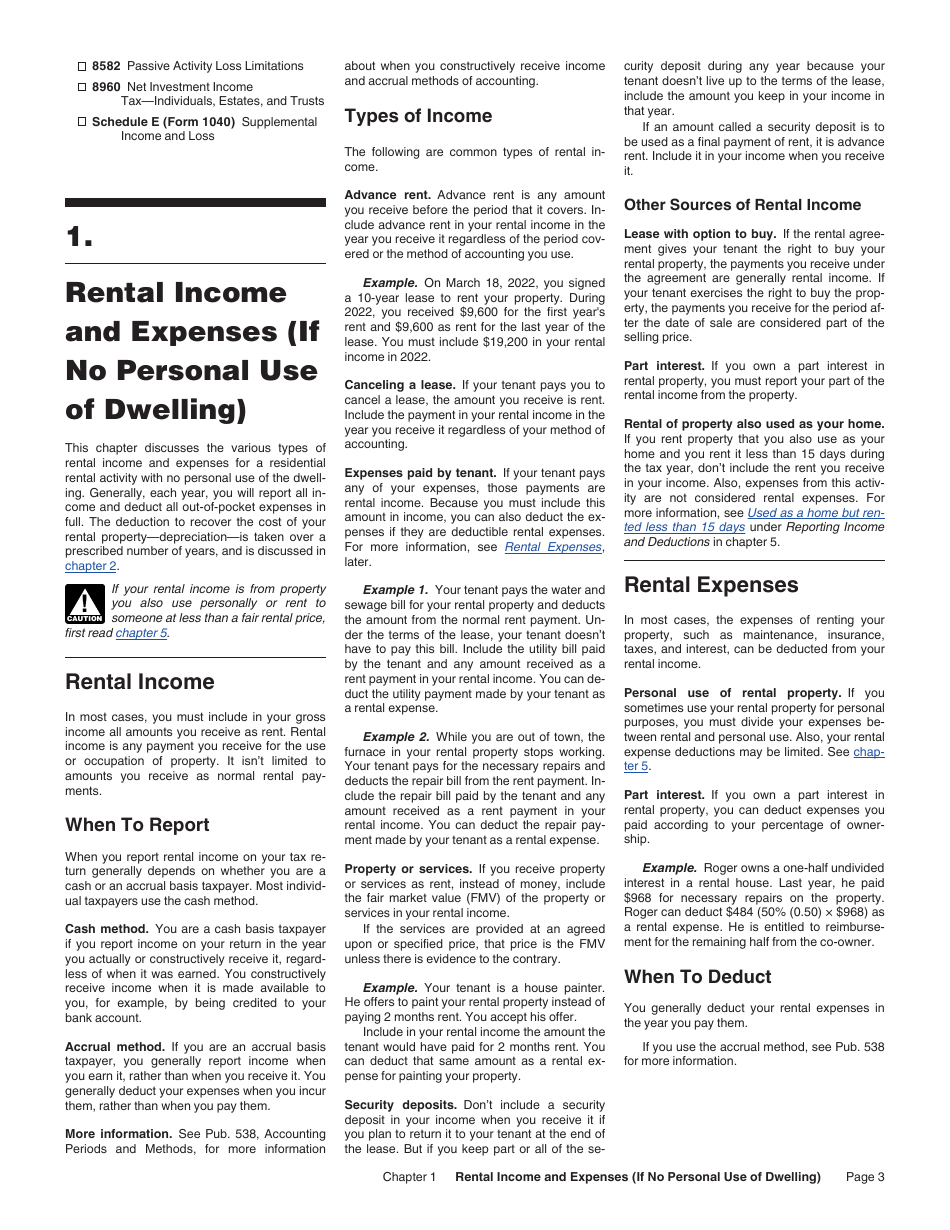 Instructions for IRS Form 527 Residential Rental Property, Page 3
