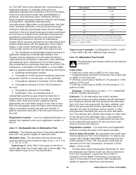 Instructions for IRS Form 4136 Credit for Federal Tax Paid on Fuels, Page 6