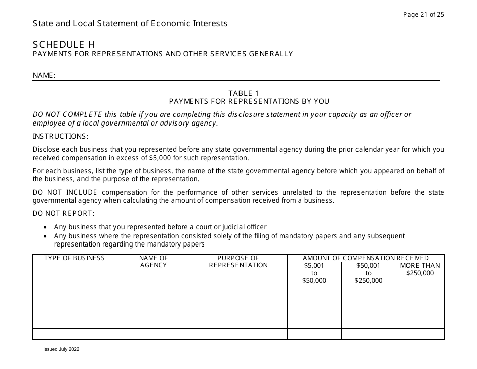 State and Local Statement of Economic Interests - Virginia, Page 21