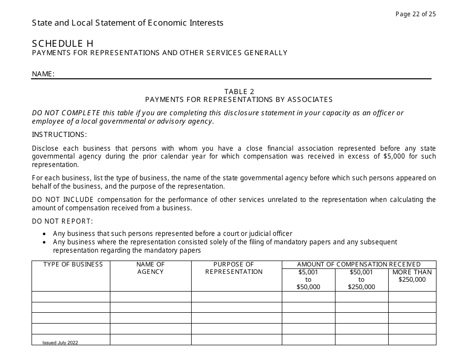 State and Local Statement of Economic Interests - Virginia, Page 22
