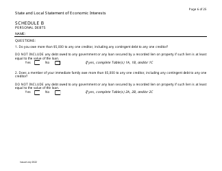 State and Local Statement of Economic Interests - Virginia, Page 6
