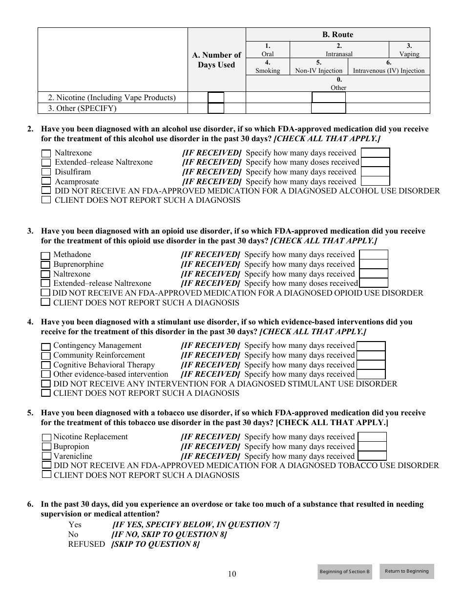 Government Performance and Results Act (Gpra) Client Outcome Measures for Discretionary Programs, Page 11