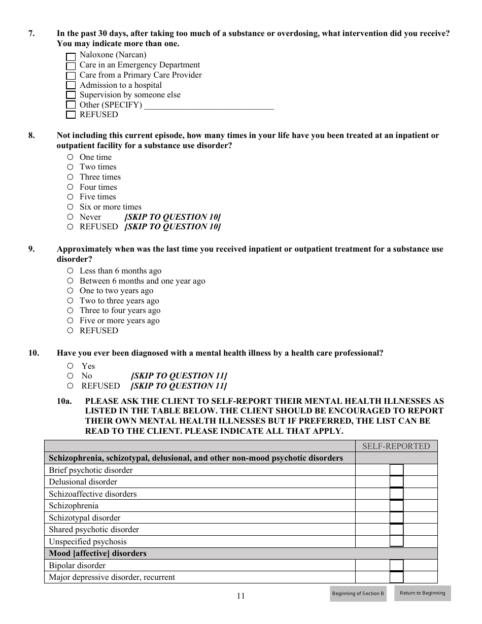 Government Performance and Results Act (Gpra) Client Outcome Measures for Discretionary Programs, Page 12