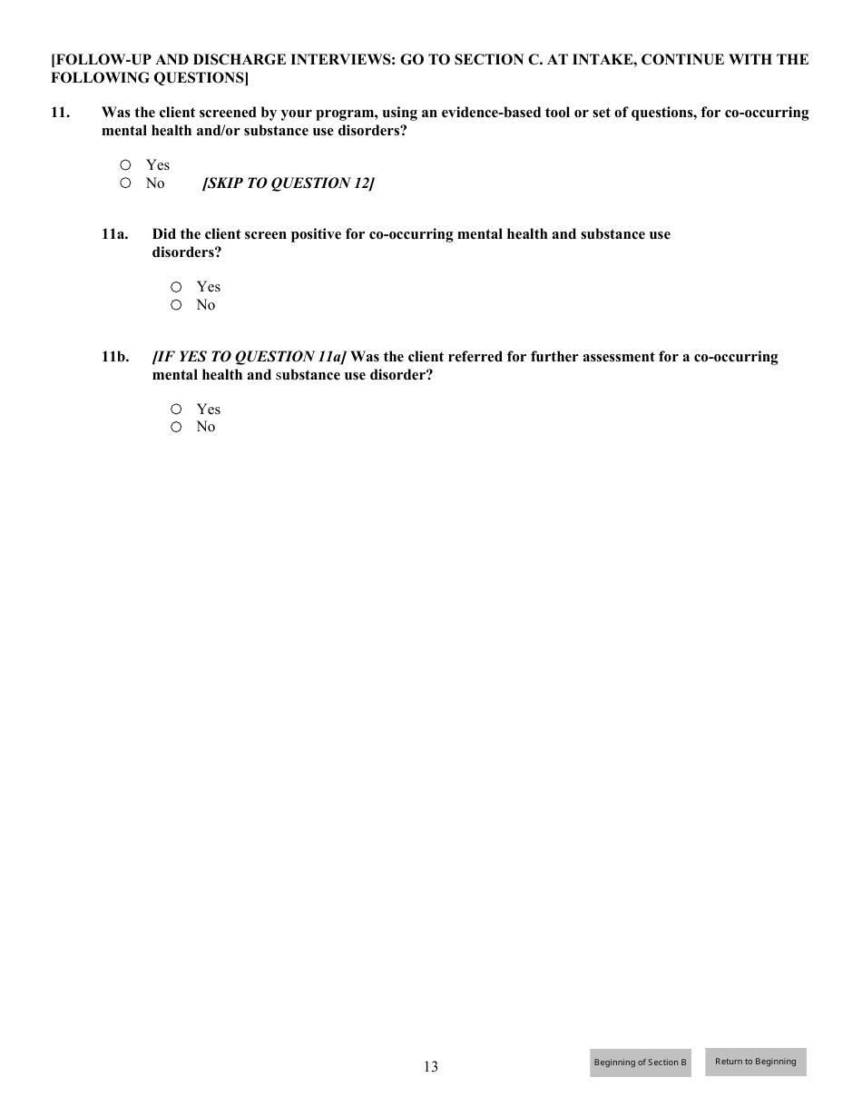 Government Performance and Results Act (Gpra) Client Outcome Measures for Discretionary Programs, Page 14