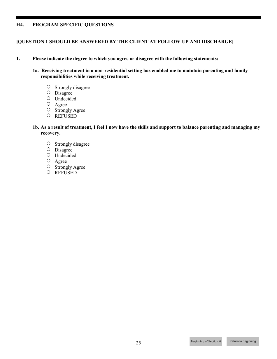 Government Performance and Results Act (Gpra) Client Outcome Measures for Discretionary Programs, Page 26