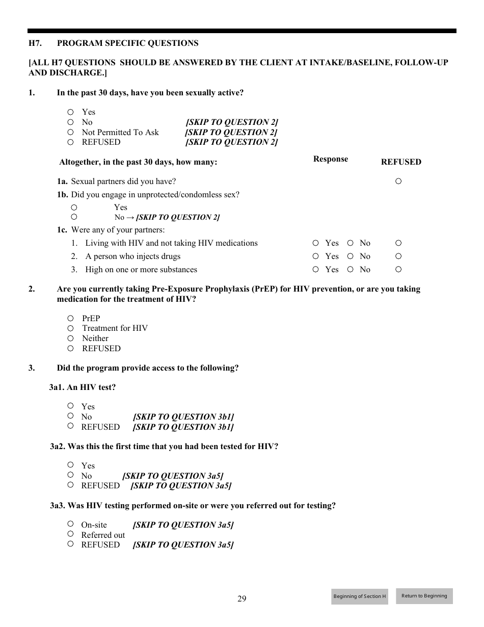 Government Performance and Results Act (Gpra) Client Outcome Measures for Discretionary Programs, Page 30