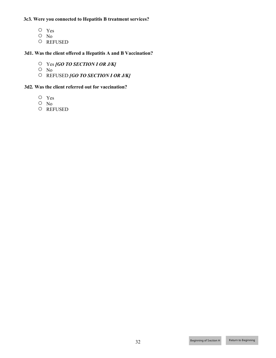 Government Performance and Results Act (Gpra) Client Outcome Measures for Discretionary Programs, Page 33