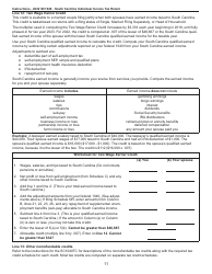 Instructions for Form SC1040 Individual Income Tax Return - South Carolina, Page 11