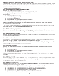 Instructions for Form SC1040 Individual Income Tax Return - South Carolina, Page 12