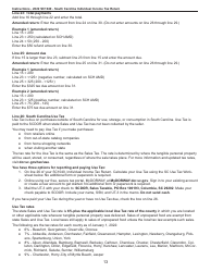 Instructions for Form SC1040 Individual Income Tax Return - South Carolina, Page 13