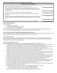 Instructions for Form SC1040 Individual Income Tax Return - South Carolina, Page 3