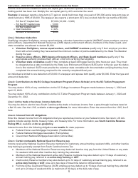 Instructions for Form SC1040 Individual Income Tax Return - South Carolina, Page 5