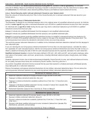 Instructions for Form SC1040 Individual Income Tax Return - South Carolina, Page 6