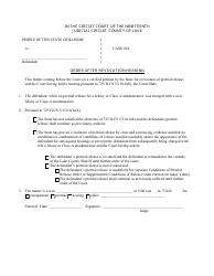 Document preview: Order After Revocation Hearing - Lake County, Illinois