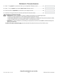Instructions for Form OR-W-4, 150-101-402 Oregon Withholding Statement and Exemption Certificate - Oregon, Page 5