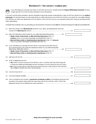Instructions for Form OR-W-4, 150-101-402 Oregon Withholding Statement and Exemption Certificate - Oregon, Page 7