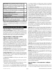 Instrucciones para Formulario OR-W-4, 150-101-402-5 Declaracion De Retencion Y Certificado De Exencion De Oregon - Oregon (Spanish), Page 4