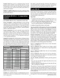 Instructions for Form OR-OC, 150-101-154 Oregon Composite Return - Oregon, Page 5