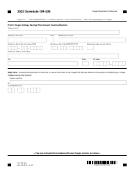 Form 150-101-068 Schedule OR-529 Oregon College Savings Plan Direct Deposit and Account Creation Election for Individual Income Tax Filers - Oregon, Page 2