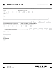 Form 150-106-005 Schedule OR-AF-CAT Schedule of Affiliates for Form or-Cat - Oregon, Page 2