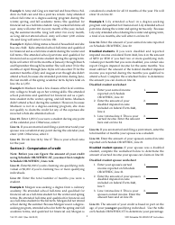 Instructions for Form 150-101-459 Schedule OR-WFHDC-ST Oregon Working Family Household and Dependent Care Credit for Students - Oregon, Page 2