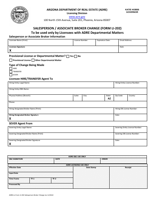 Form LI-202  Printable Pdf