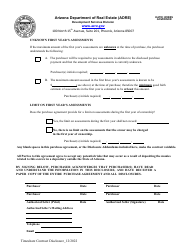 Form Y Application for Amended Timeshare Public Report - Arizona, Page 11