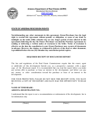 Form Y Application for Amended Timeshare Public Report - Arizona, Page 14