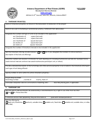 Form Y Application for Amended Timeshare Public Report - Arizona, Page 4