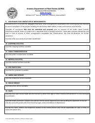 Form Y Application for Amended Timeshare Public Report - Arizona, Page 6