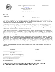 Application for Timeshare Public Report - Arizona, Page 22