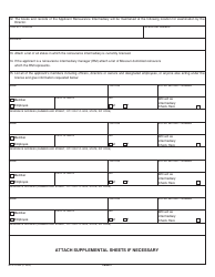 Form MO375-0045 Reinsurance Intermediary Application - Missouri, Page 3