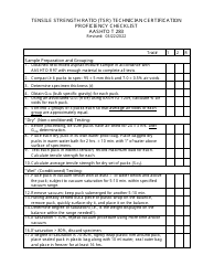 Tensile Strength Ratio Certification Proficiency Examination - Montana, Page 2