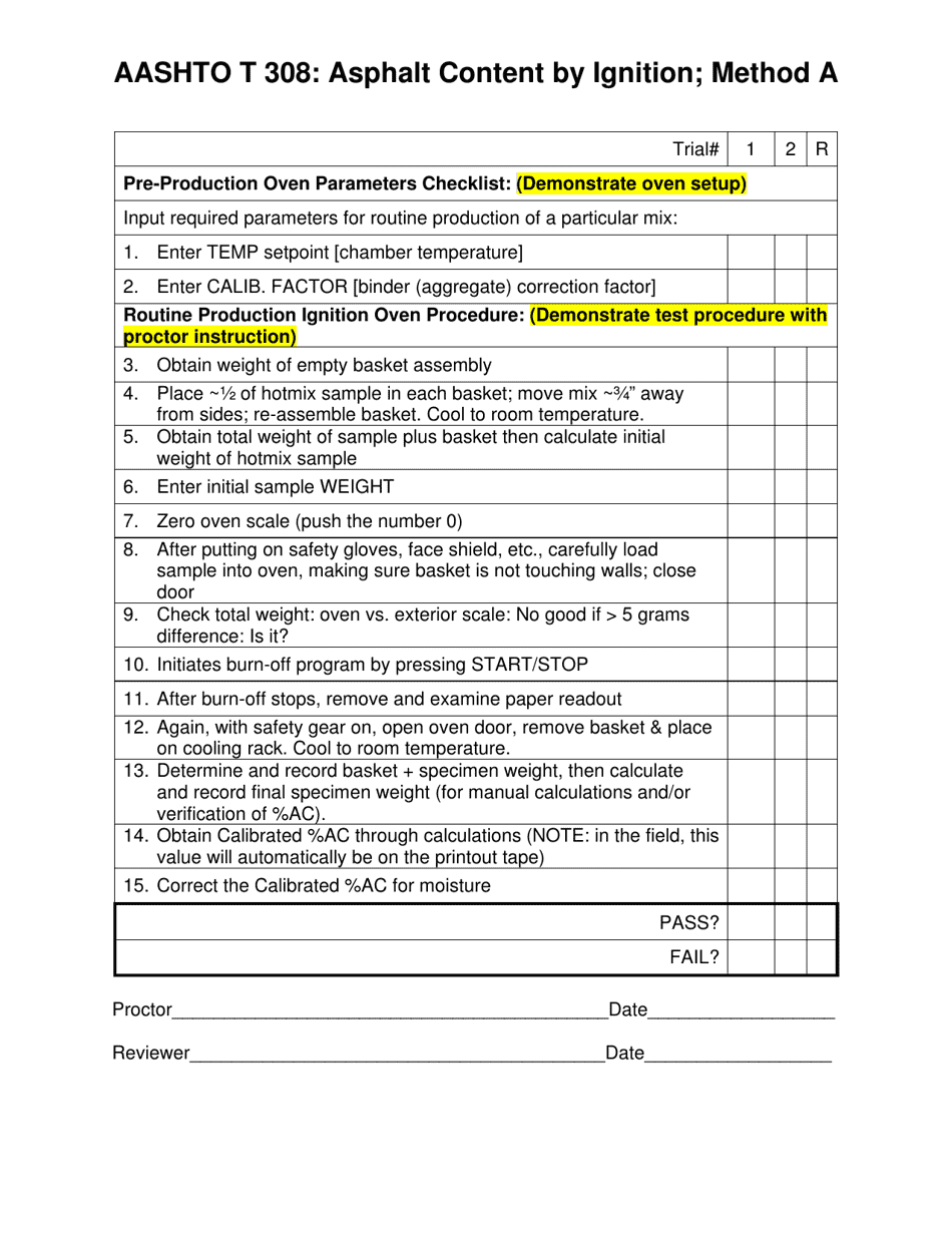 Superpave Proficiency Examination - Montana, Page 3