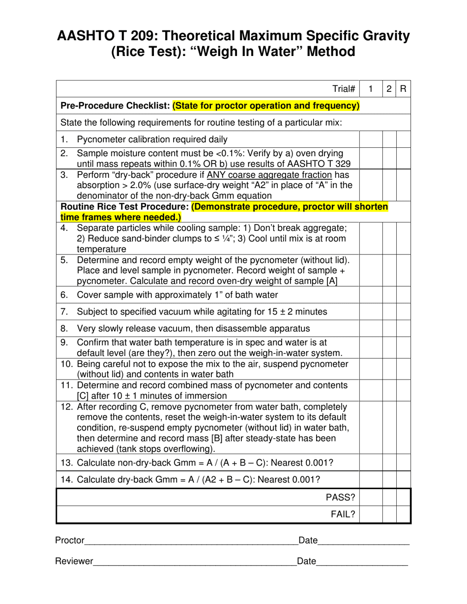 Superpave Proficiency Examination - Montana, Page 4