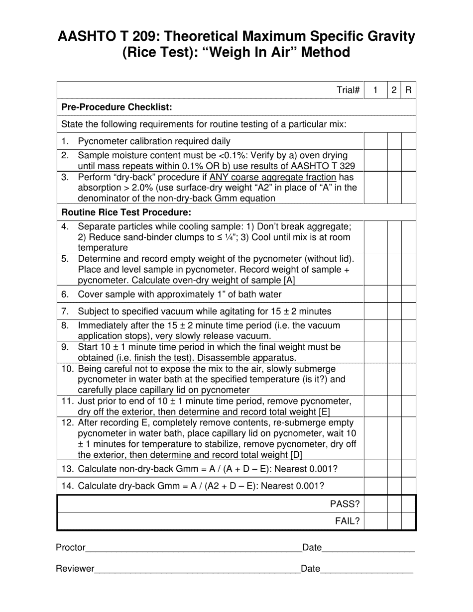 Superpave Proficiency Examination - Montana, Page 5