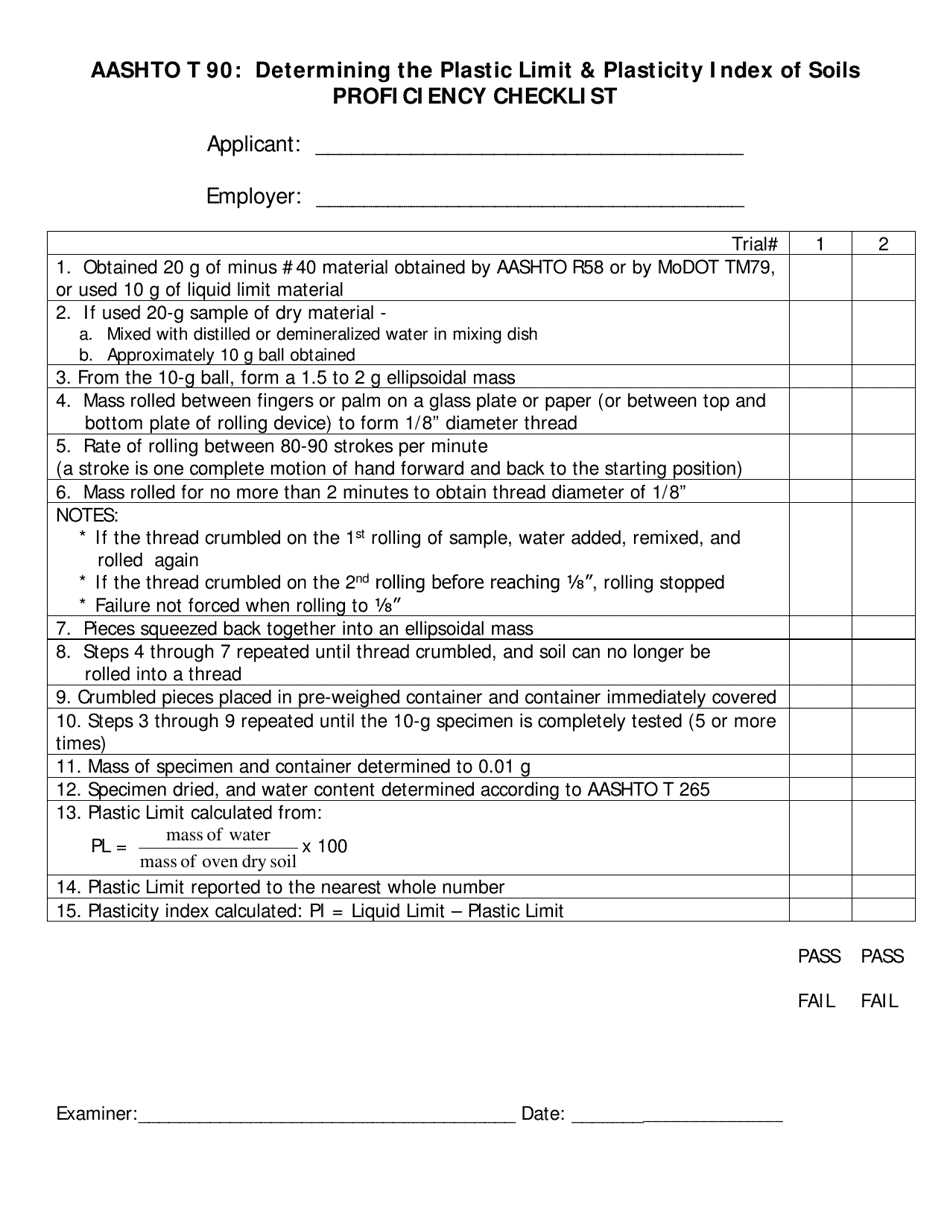 Plasticity Index Proficiency Pack - Missouri, Page 8